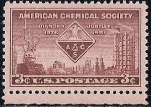 1002 3 cent Chemical Society mint OG NH XXF