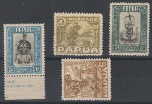 PAPUA 1932 PICTORIAL 3D - 6D