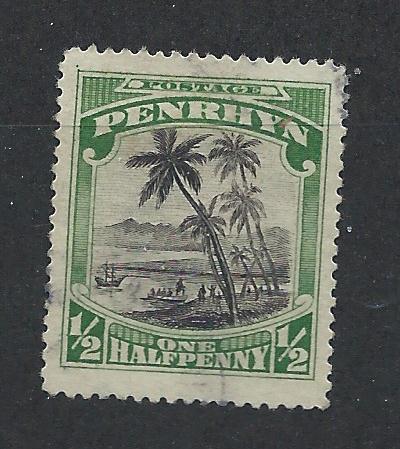 PENRHYN ISLAND SC# 25 F-VF U 1920