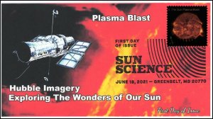 21-194, 2021, Sun Science, First Day Cover, Pictorial Postmark, Plasma Blast,