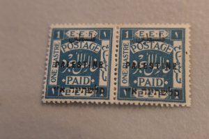 PALESTINE 42 MINT H  PAIR