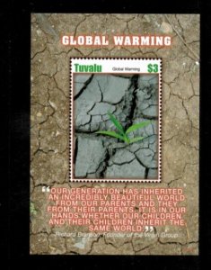 Tuvalu 2007 - Global Warming, World - Souvenir Stamp Sheet - Scott #1035 - MNH