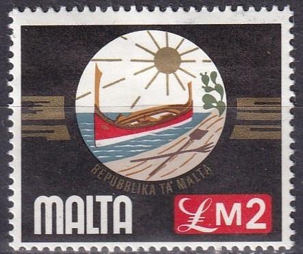 Malta #504  F-VF Unused CV $11.00  (A19889)