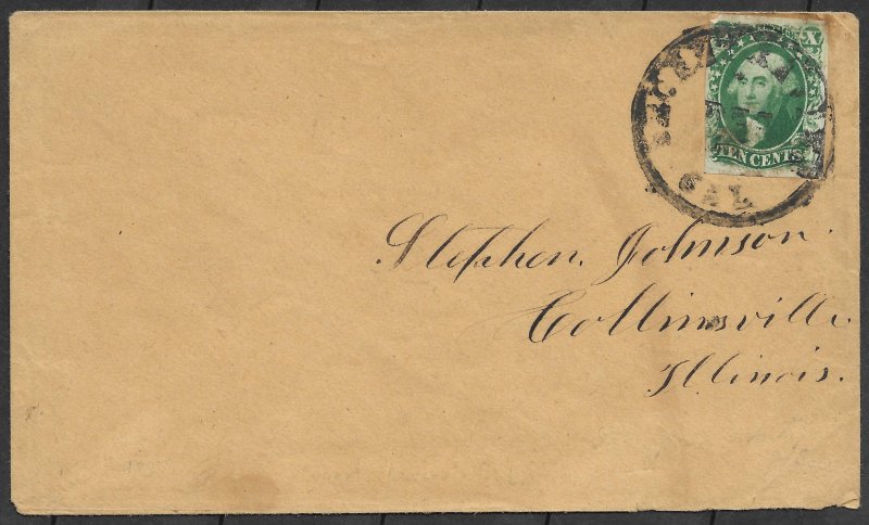 Doyle's_Stamps: Secret Ravine, California, Early State Postal History - Cover