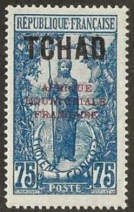 Chad Sc. 40 mint, hinge remnant.  1925.  (C409)