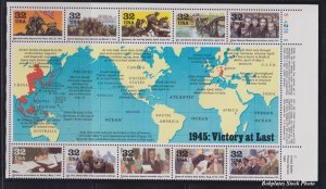 BOBPLATES #2559, 2697, 2765, 2838, 2981 World at War Sheet Set VF MNH SCV=$54.5