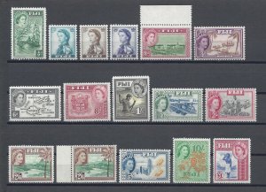 FIJI 1954/59 SG 280/95 MNH Cat £92