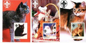 Angola MNH Cinderella Cats and World Scout Emblem