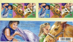 ISRAEL 2009 ANIMAL ASSISTED THERAPY BOOKLET MNH