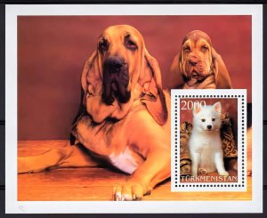 Turkmenistan 1997 DOGS Souvenir Sheet Perforated MNH