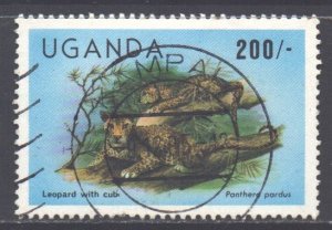 Uganda Scott 403 - SG436, 1983 Leopards 200/- used