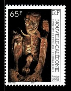 New Caledonia 1995 - Pacific Sculpture The Lizard Man - Single Stamp - 730 - MNH