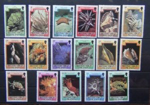 British Virgin Islands 1979 Marine Life set to $5 MNH