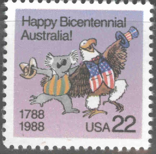 USA Scott 2370 MNH** Australia Bicentennial; stamp