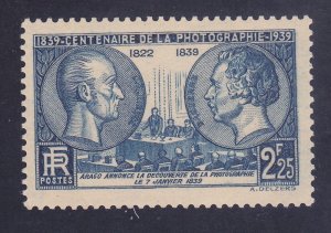 France 374 MNH OG 1939 Centenary of Photography Issue Very Fine