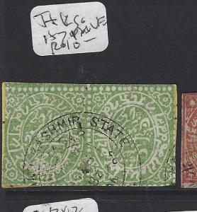 INDIA  NATIVE STATE JAMMU & KASHMIR (P3007B)  SG 157  PAIR    VFU