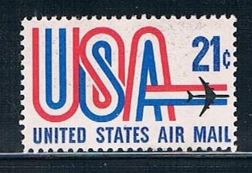 USA C81: 21c USA and Jet, single, MNH, F-VF