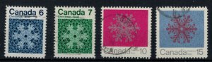 Canada 1971 UN554-557 Christmas Issue - Used