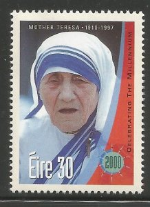 IRELAND  1217D  MNH,  MOTHER TERESA