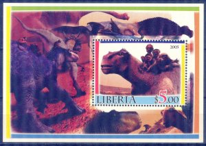 Liberia 2005 Dinosaurs S/S MNH Private