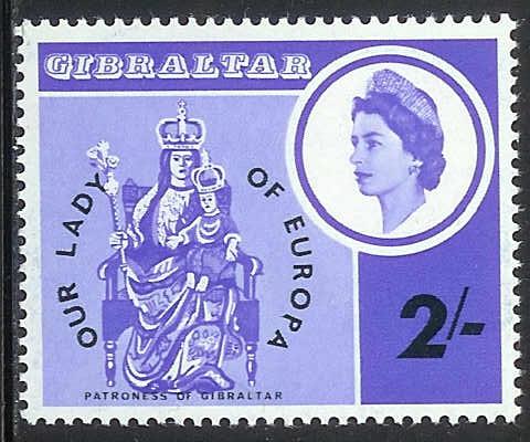 Gibraltar Sc # 182 MNH