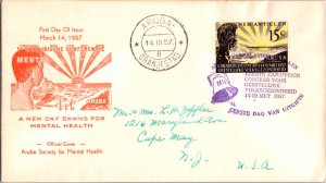 Netherlands Antilles, Worldwide First Day Cover, Aruba, Medical