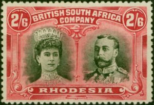 Rhodesia 1910 2s6d Sepia & Deep Crimson SG156 V.F LMM 