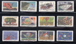 France 2011 Sc#3961-3972 Stamp Day 2011 Used