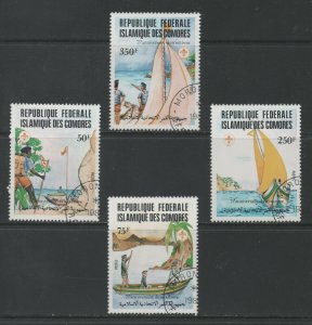 Thematic Stamps Others - COMORO IS 1981 SCOUTS 4v 475/8 used