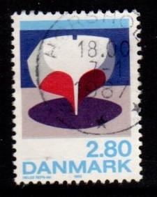 Denmark -  #787 Boat - Used