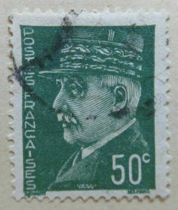 A8P8F66 France 1941-42 50c used-