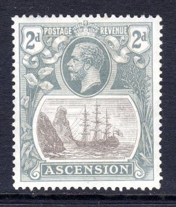 Ascension Island + 1924 -33 + sg 13 +   2 d + Lightly Hinged +  cv £24.00 