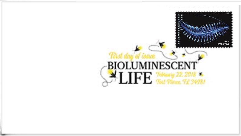 US 5272 Bioluminescent Life Marine Worm DCP FDC 2018