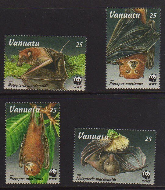 Vanuatu 1996 Sc 673-676 WWF set MNH