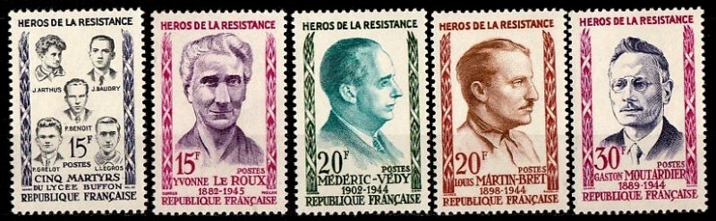 France 1959 Sc. 915-919 MNH (1548)