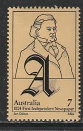 1974 Australia - Sc 599 - MH VF - 1 single - William Charles Wentworth