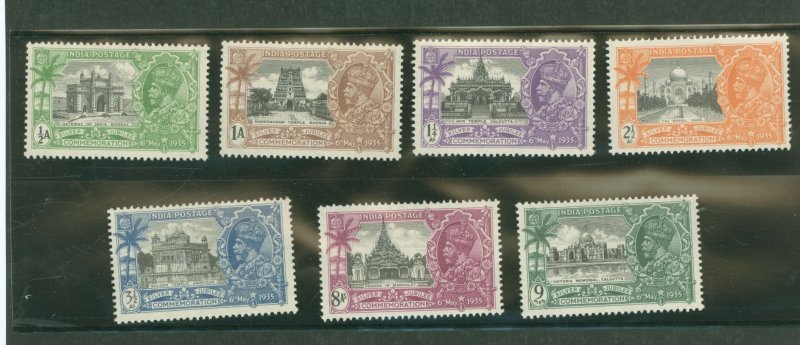 India #142-148 Mint (NH) Single (Complete Set)