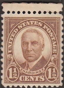 # 684 MINT NEVER HINGED ( MNH ) Brown Warren G. Harding