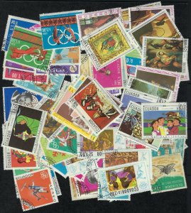 Ecuador Collection of 96 Different Stamps in complete sets