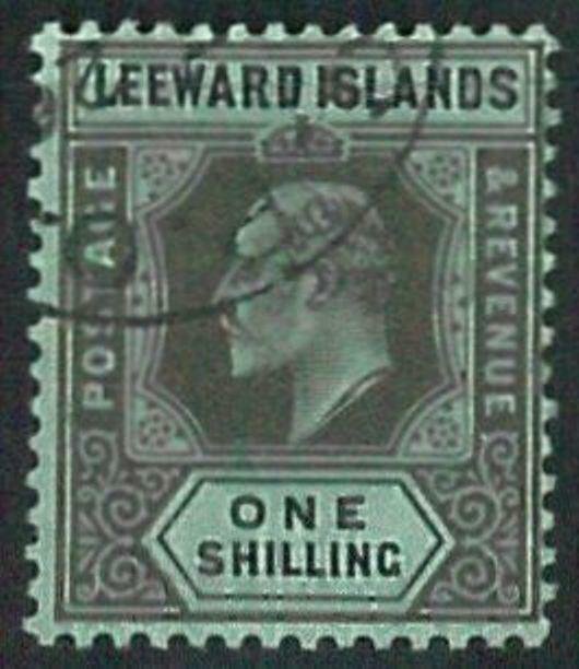 70585 -  LEEWARD ISLANDS  - STAMPS - Stanley Gibbons # 43 -  Fine  USED 