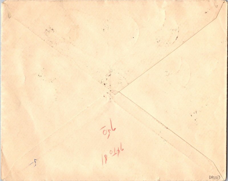 Lithuania 1932 Airmail Stamps on Registered Cover from Klaipėda to Riga