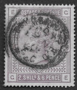 Great Britain Stamps SG #178 Scott #96 Used 2/6 QV XF-4 Clear Margins SCV $205