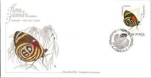 Hungary, Worldwide First Day Cover, Butterflies