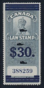 Canada (Federal Revenue Stamp), van Dam FSC19, used (punch)