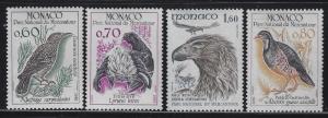 Monaco 1982 Native Birds set Sc# 1323-28 NH 