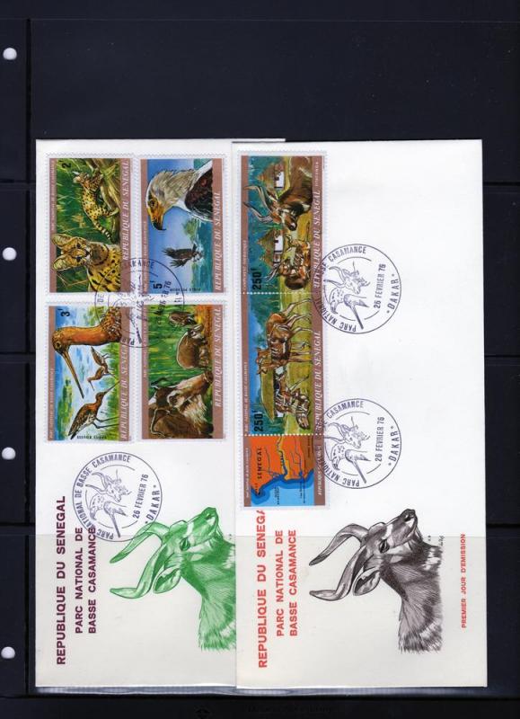 Senegal 1978 FDC Salum Delta National Park/Birds Set(6)473/8