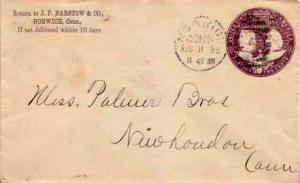 United States, Postal Stationery, Connecticut