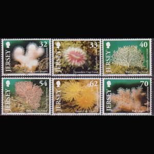 JERSEY 2004 - Scott# 1138-43 Corals Set of 6 NH