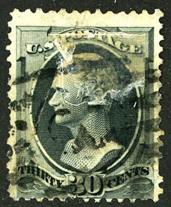 U.S. #154 USED CREASES TEARAS