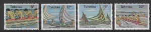 TOKELAU ISLANDS SG65/8 1978 CANOE RACING MNH